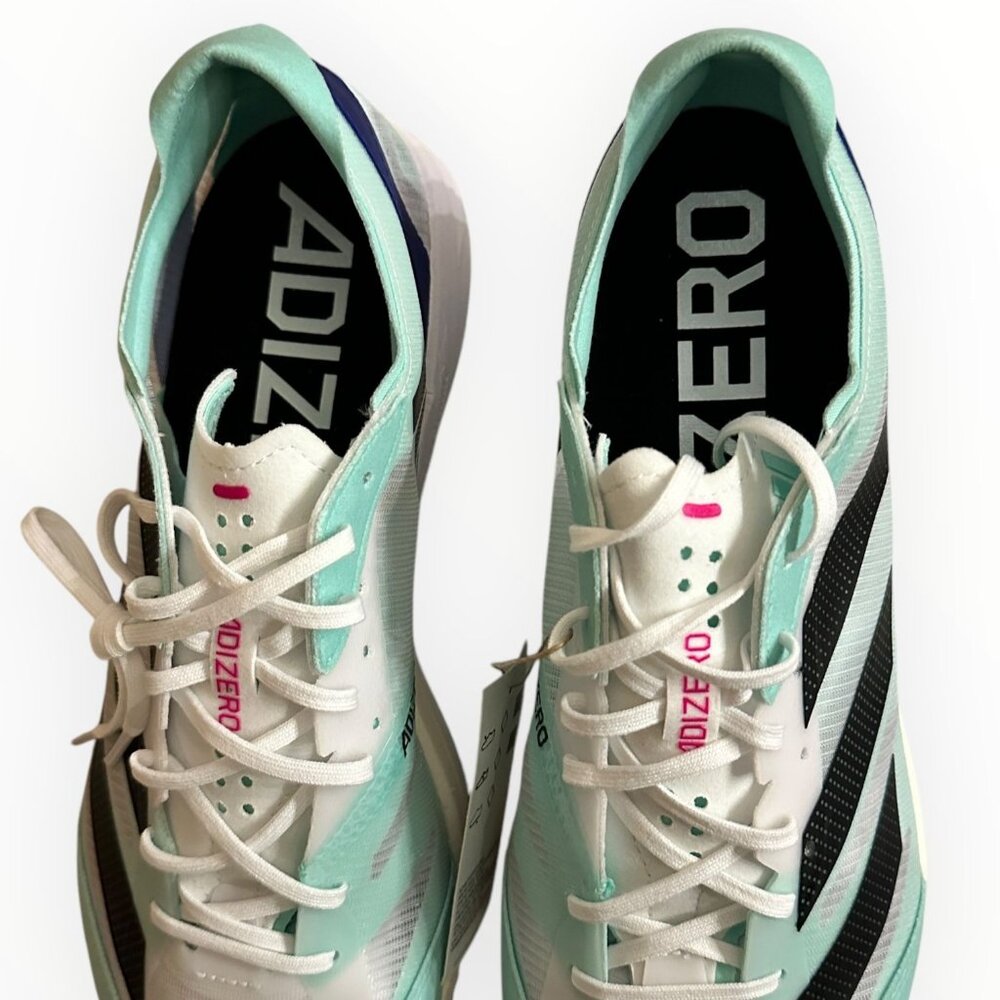 Adidas Adizero Adios 7 M Running Shoes Mint Sneaker Style GV9059 Men Size 10 US - Picture 7 of 16